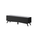 Melbourne 2 Drawers Bench, Black Alpine