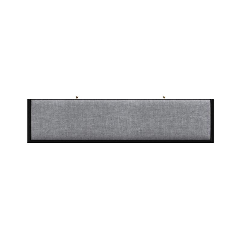 Melbourne 2 Drawers Bench, Black Alpine