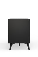 Melbourne 3 Drawers & 1 Door Small TV Stand, Black Alpine