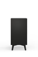 Melbourne Small Bar Cabinet, Black Alpine