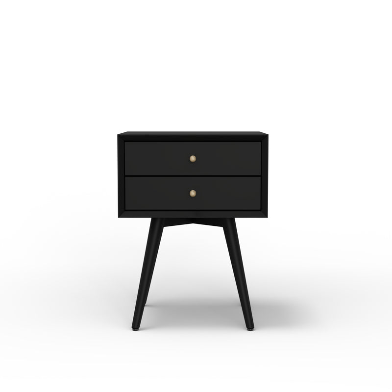 Melbourne Small Nightstand, Black