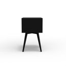 Melbourne Small Nightstand, Black Alpine