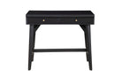 Melbourne Two Drawers Mini Desk, Black Alpine