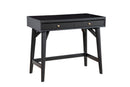 Melbourne Two Drawers Mini Desk, Black Alpine