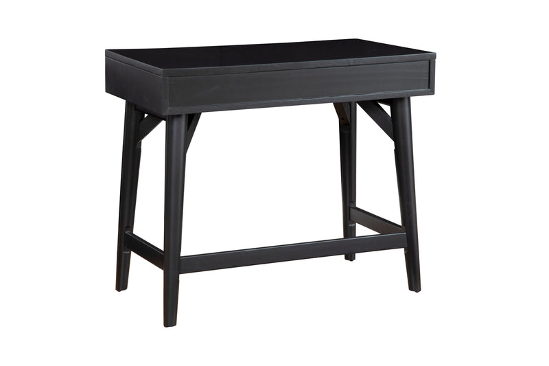 Melbourne Two Drawers Mini Desk, Black