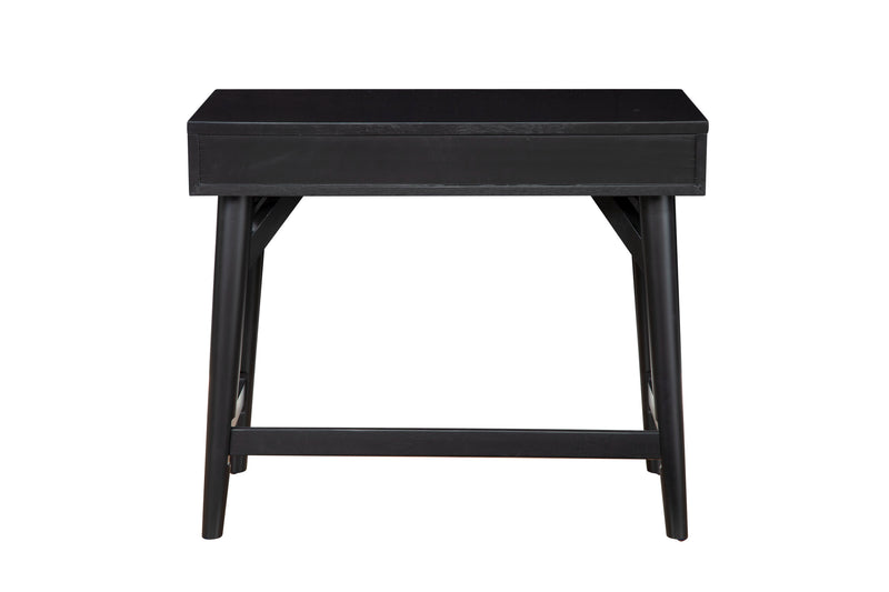 Melbourne Two Drawers Mini Desk, Black