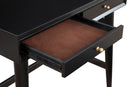 Melbourne Two Drawers Mini Desk, Black Alpine