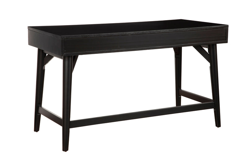 Melbourne Three Drawers Large Desk, Black Alpine
