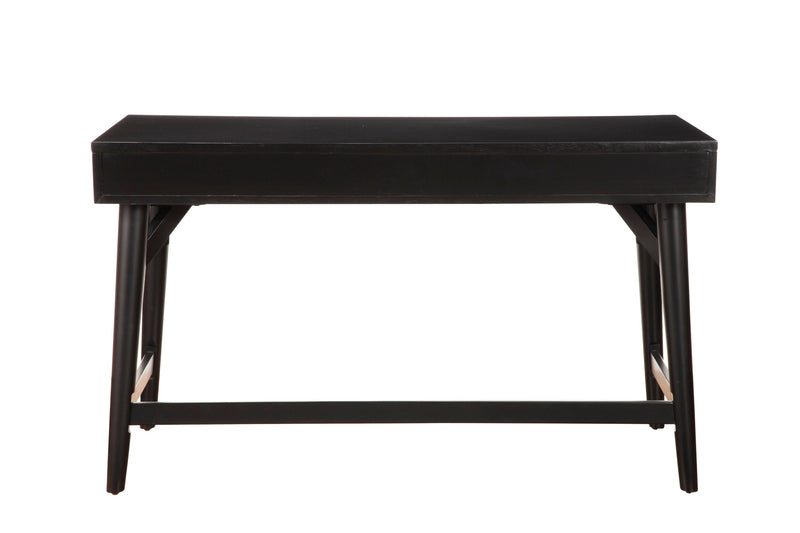 Melbourne Three Drawers Large Desk, Black Alpine