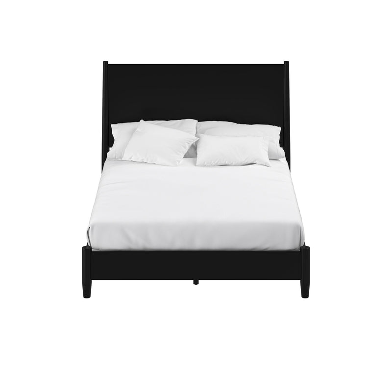 Melbourne Queen Panel Bed, Black Alpine