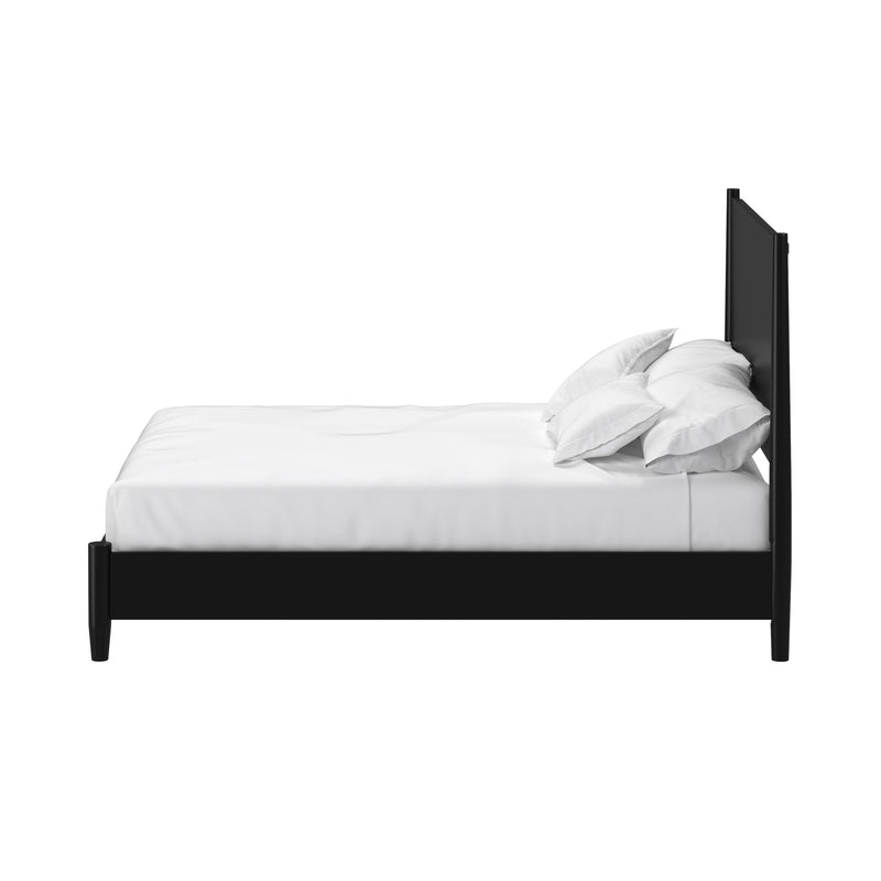 Melbourne Full Size Panel Bed, Black