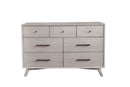 Melbourne 7 Drawer Dresser, Gray Alpine