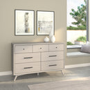Melbourne 7 Drawer Dresser, Gray Alpine