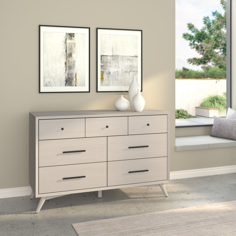 Melbourne 7 Drawer Dresser, Gray