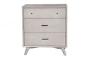 Melbourne 3 Drawer Chest, Gray Alpine