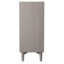 Melbourne 4 Drawer Multifunction Chest w/Pull Out Tray, Gray Alpine