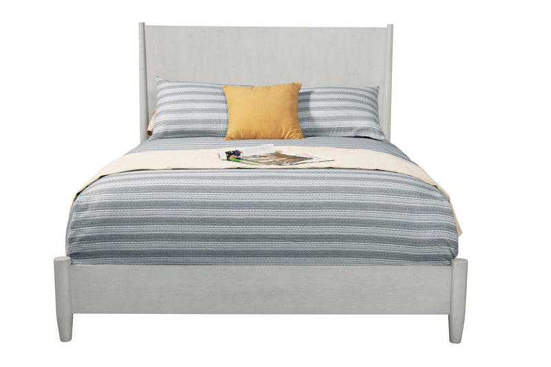 Melbourne Full Size Panel Bed, Gray