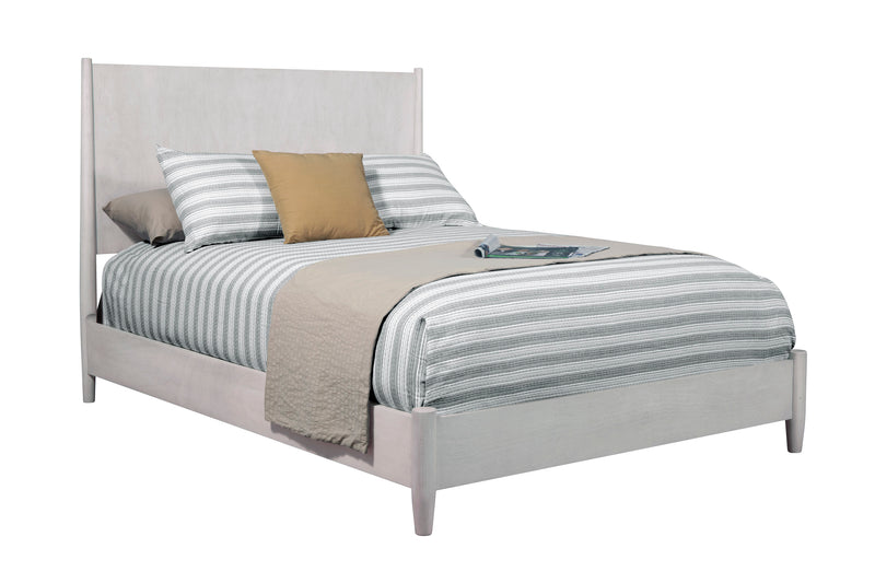 Melbourne Full Size Panel Bed, Gray