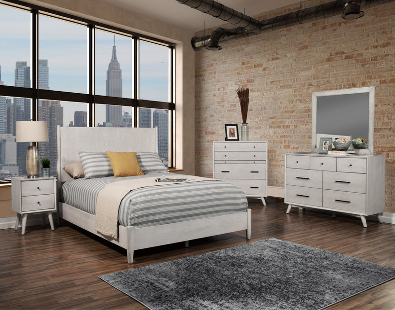 Melbourne Standard King Panel Bed, Gray Alpine