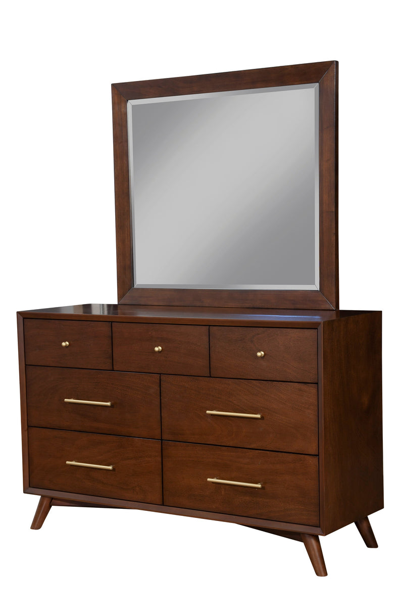 Melbourne 7 Drawer Dresser, Walnut Alpine