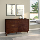 Melbourne 7 Drawer Dresser, Walnut Alpine
