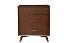 Melbourne 3 Drawer Chest, Walnut Alpine