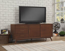 Melbourne 3 Drawers & 2 Sliding Doors Large TV Stand, Walnut Alpine