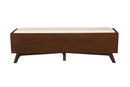 Melbourne 2 Drawers Bench, Walnut Alpine