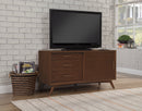 Melbourne 3 Drawers & 1 Door Small TV Stand, Walnut Alpine
