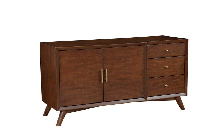 Melbourne 2 Drawers Sideboard, Walnut