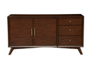 Melbourne 2 Drawers Sideboard, Walnut Alpine