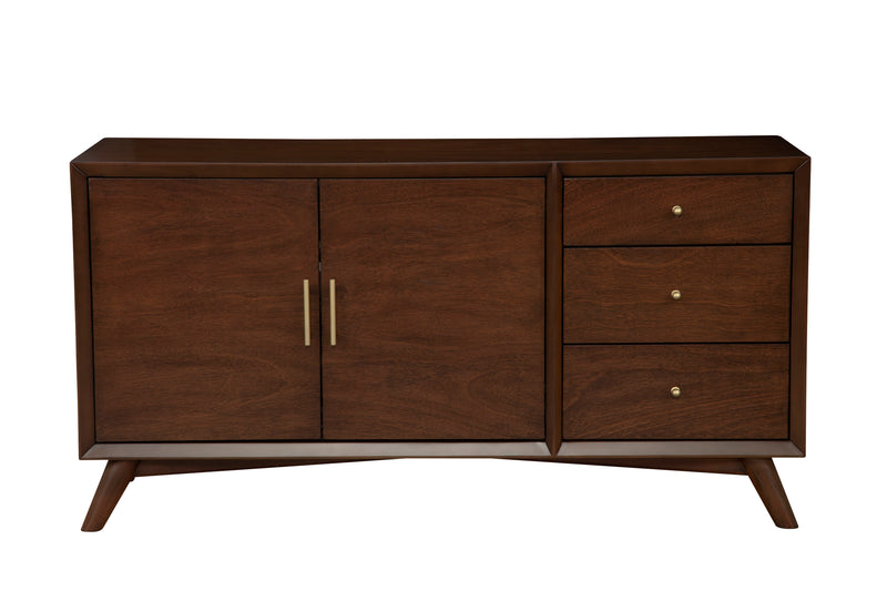 Melbourne 2 Drawers Sideboard, Walnut