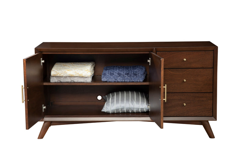 Melbourne 2 Drawers Sideboard, Walnut