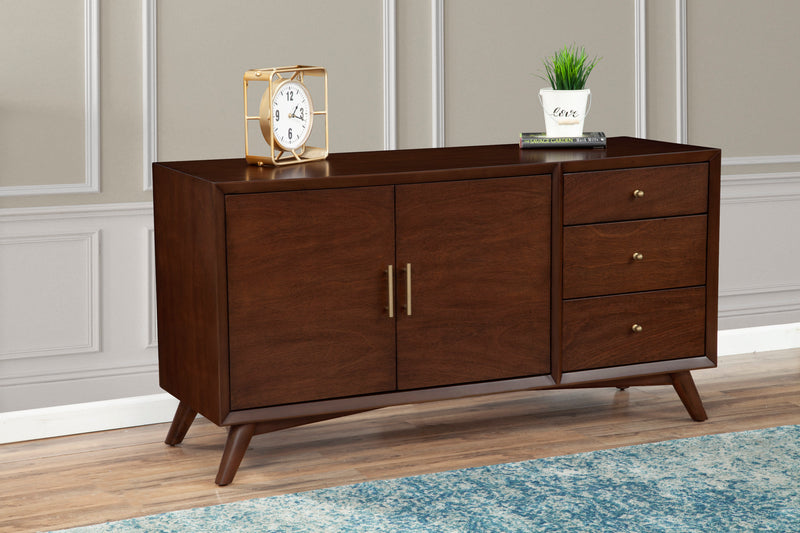 Melbourne 2 Drawers Sideboard, Walnut