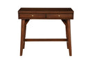 Melbourne 2 Drawers Mini Desk, Walnut Alpine
