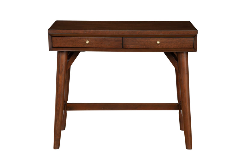 Melbourne 2 Drawers Mini Desk, Walnut