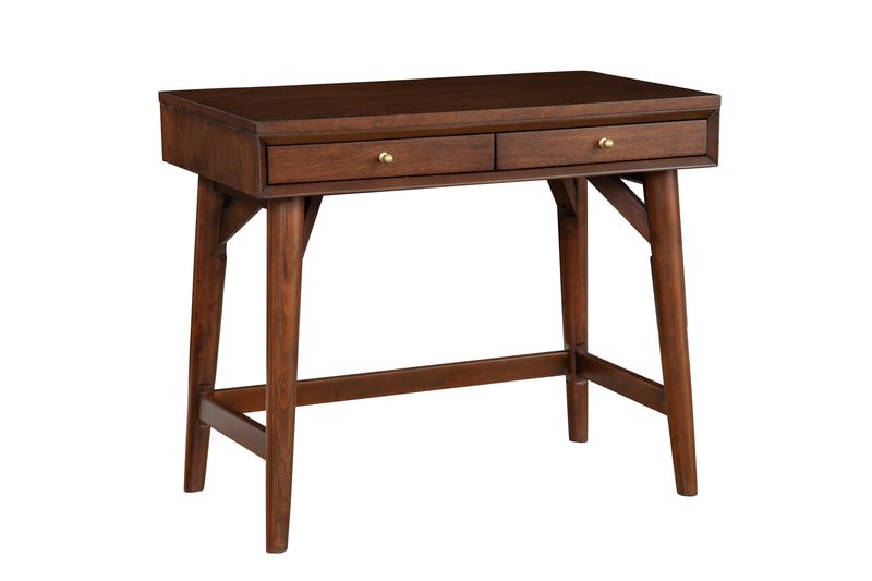 Melbourne 2 Drawers Mini Desk, Walnut