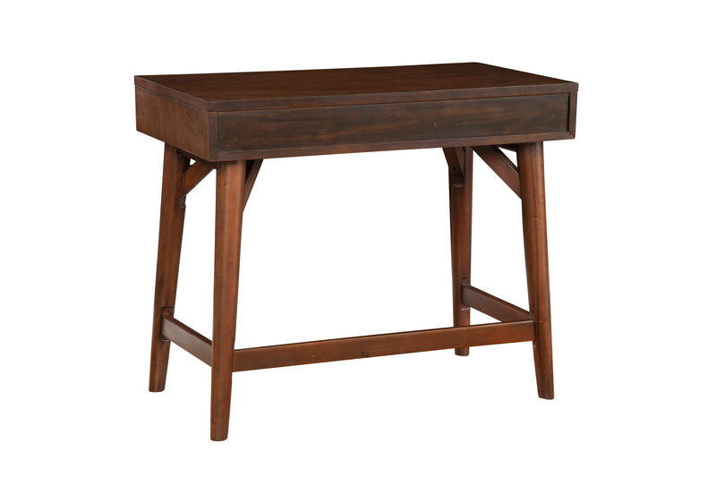 Melbourne 2 Drawers Mini Desk, Walnut Alpine