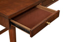 Melbourne 3 Drawers Large Desk, Walnut Alpine