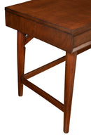 Melbourne 3 Drawers Large Desk, Walnut Alpine