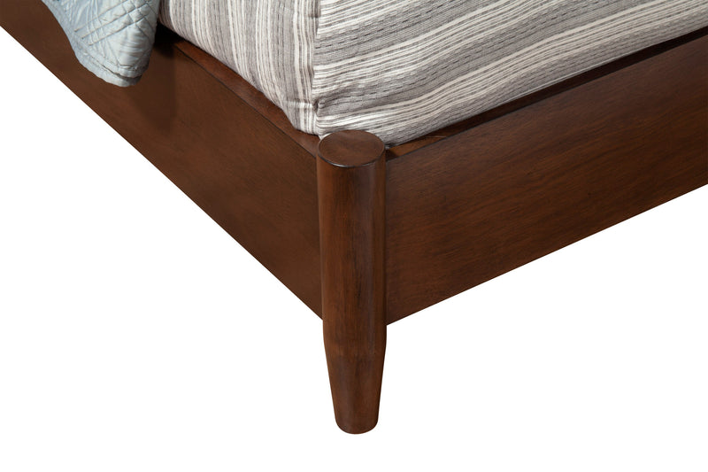 Melbourne California King Panel Bed, Walnut Alpine