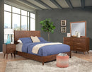 Melbourne California King Platform Bed, Walnut Alpine