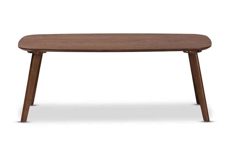 Primrose Walnut Finished Coffee Table Baxton