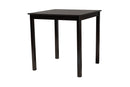 Aspen Modern Espresso Brown Counter Height Pub Table Baxton