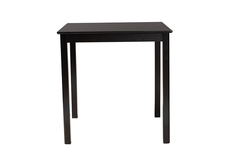 Aspen Modern Espresso Brown Finished Wood Counter Height Pub Table