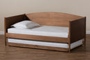 Veruca Ash Wanut Daybed w/Trundle Baxton