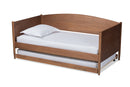 Veruca Ash Wanut Daybed w/Trundle Baxton