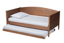 Veruca Ash Wanut Daybed w/Trundle Baxton