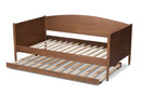 Veruca Ash Wanut Daybed w/Trundle Baxton