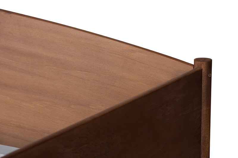 Veruca Ash Wanut Daybed w/Trundle Baxton